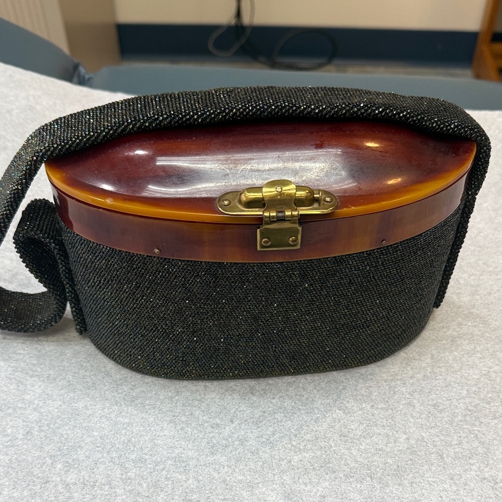 Vintage Bakelite box purse
